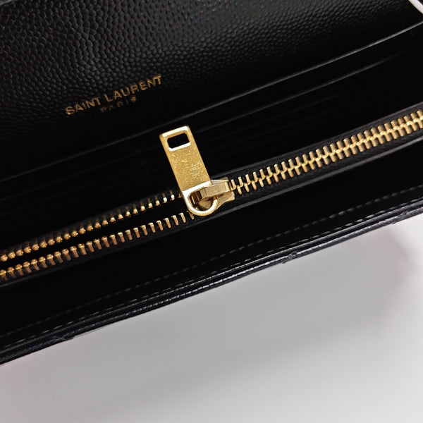 MONOGRAM Medium Chevron Calfskin Black