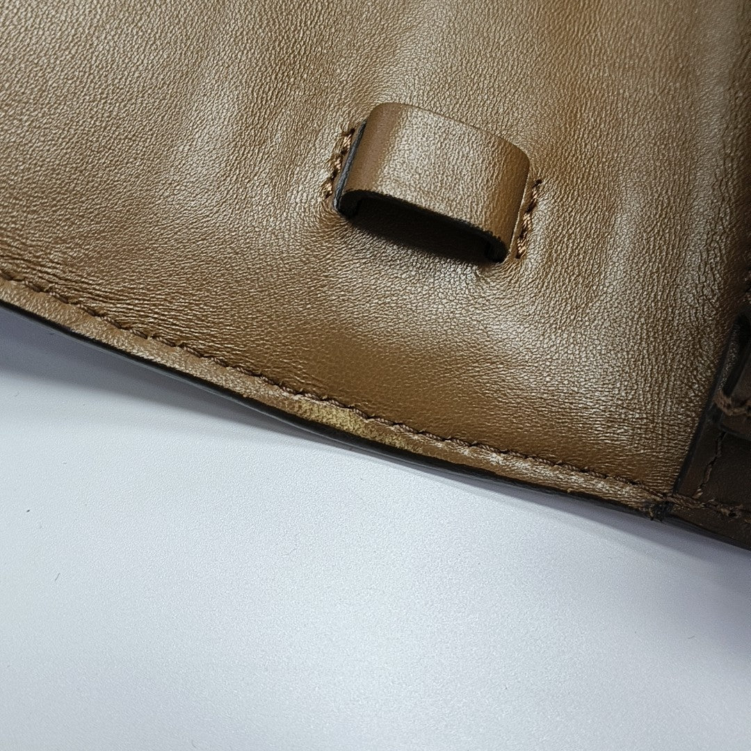 CLASSIC BOX Mini Calfskin Brown