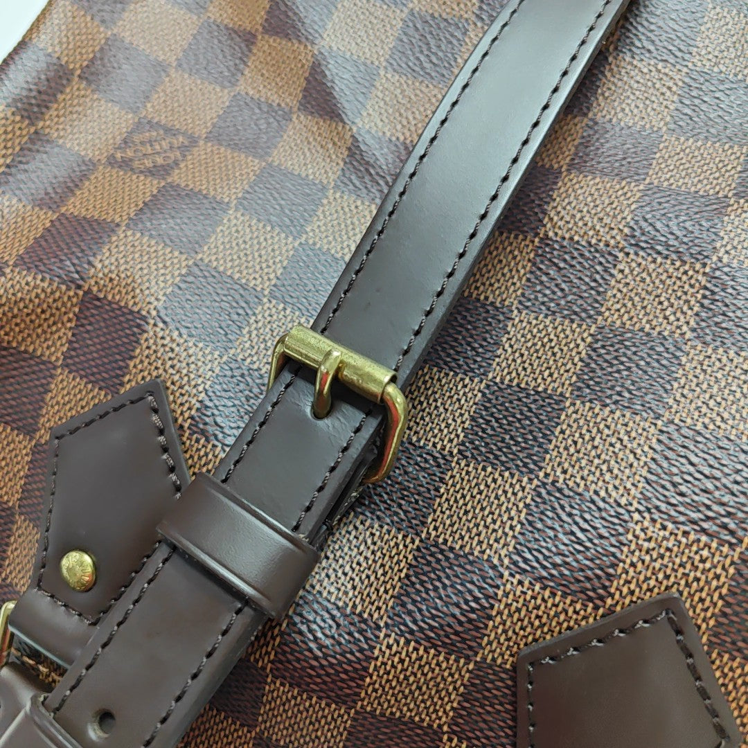 SPEEDY 25 Damier Ebene Coated Canvas Brown