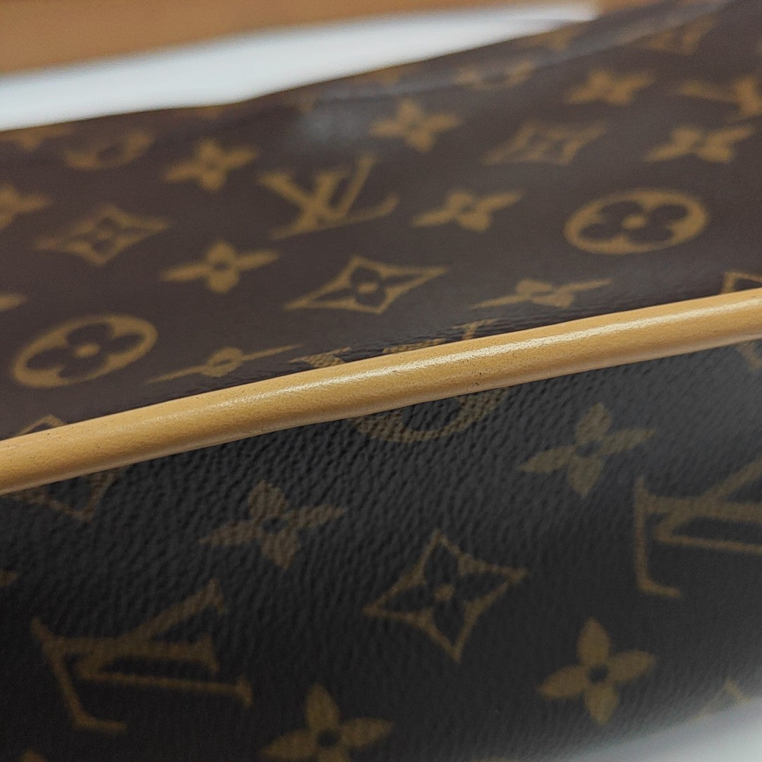 DIANE Monogram Coated Canvas Brown