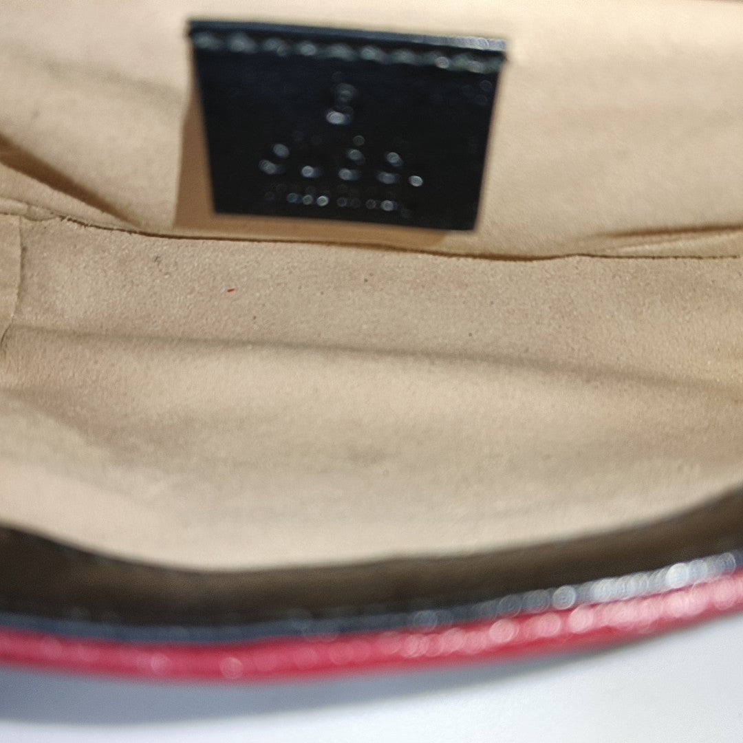 GG Marmont Super Mini Quilted Calfskin Multicolor