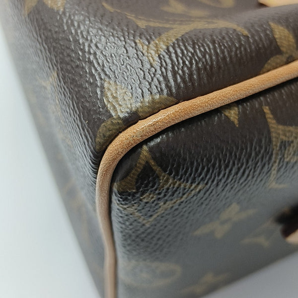 SPEEDY 20 Monogram Coated Canvas Brown