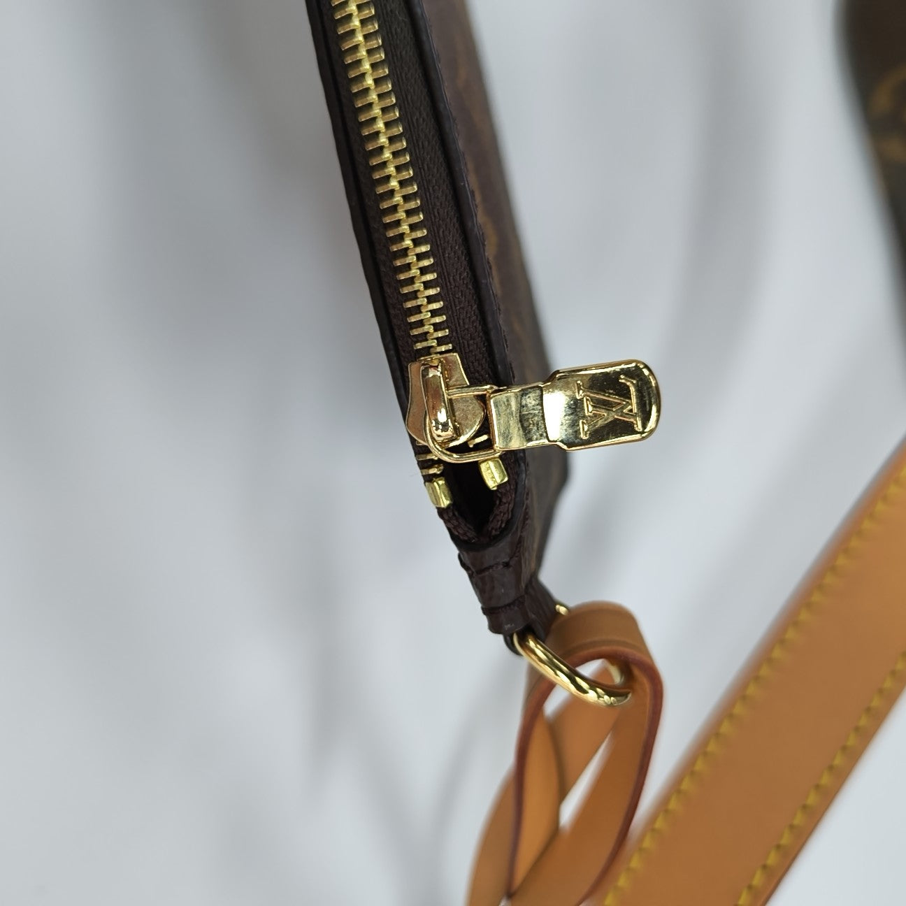 ALL IN Monogram Coated Canvas Brown