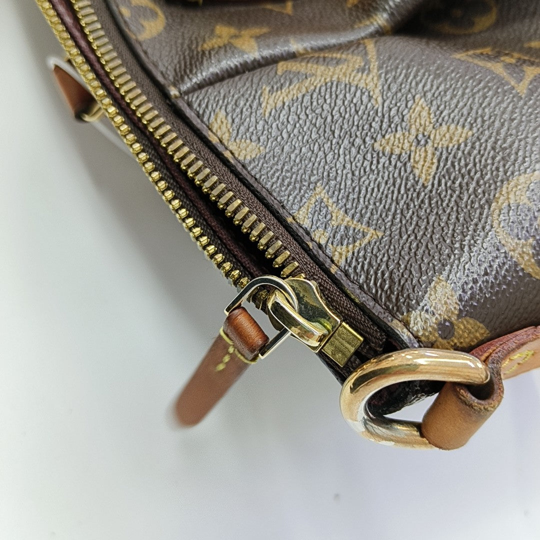 TURENNE GM Monogram Coated Canvas Brown