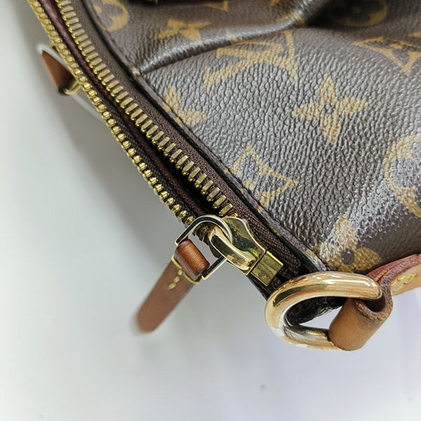 TURENNE GM Monogram Coated Canvas Brown