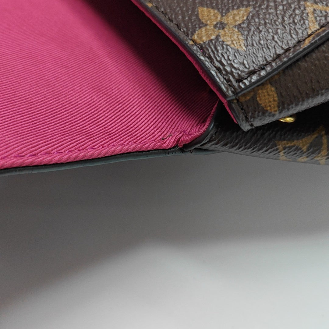 CLUNY PM Monogram Coated Canvas Brown