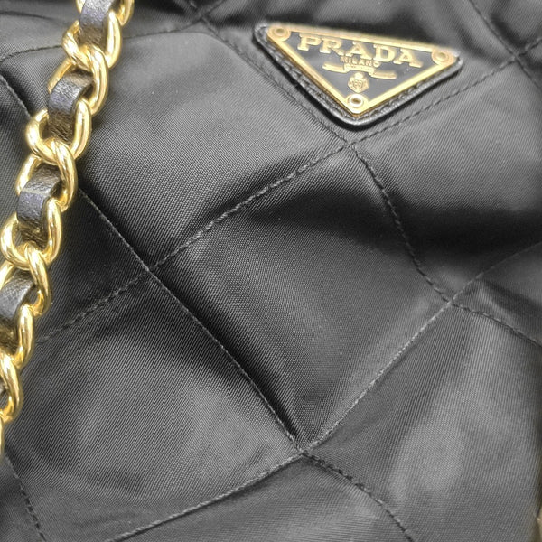 Re-Edition 1995 Chaîne Quilted Nylon Black