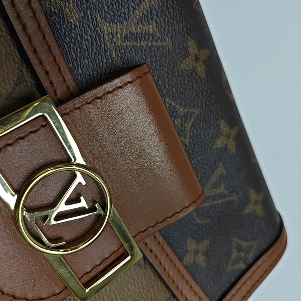 DAUPHINE Mini Coated Canvas Brown