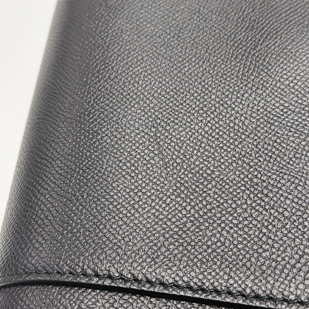 Calfskin Shoulder Bag Extra Small Black