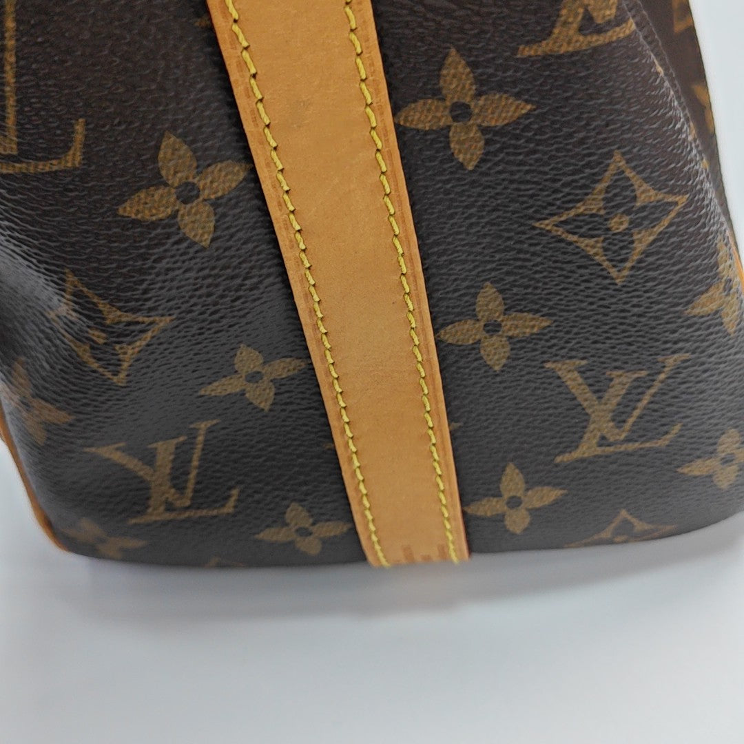 SPEEDY 25 Monogram Coated Canvas Brown