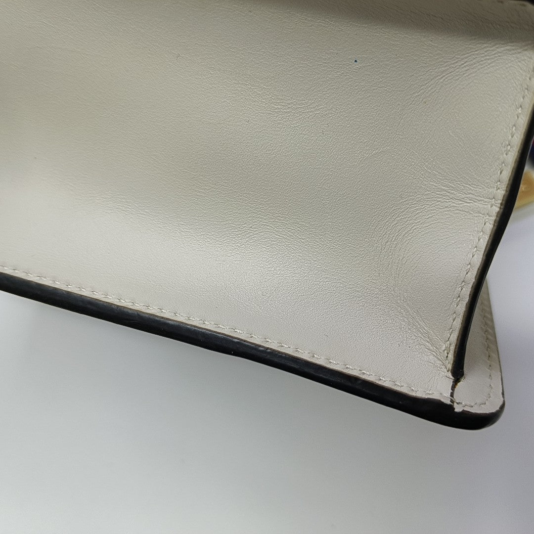 Sylvie Mini Calfskin White