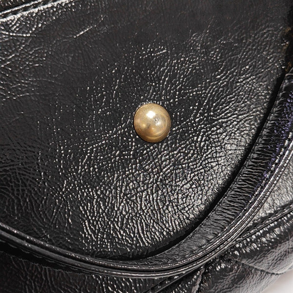 Quilted Calfskin Shoulder Bag Black
