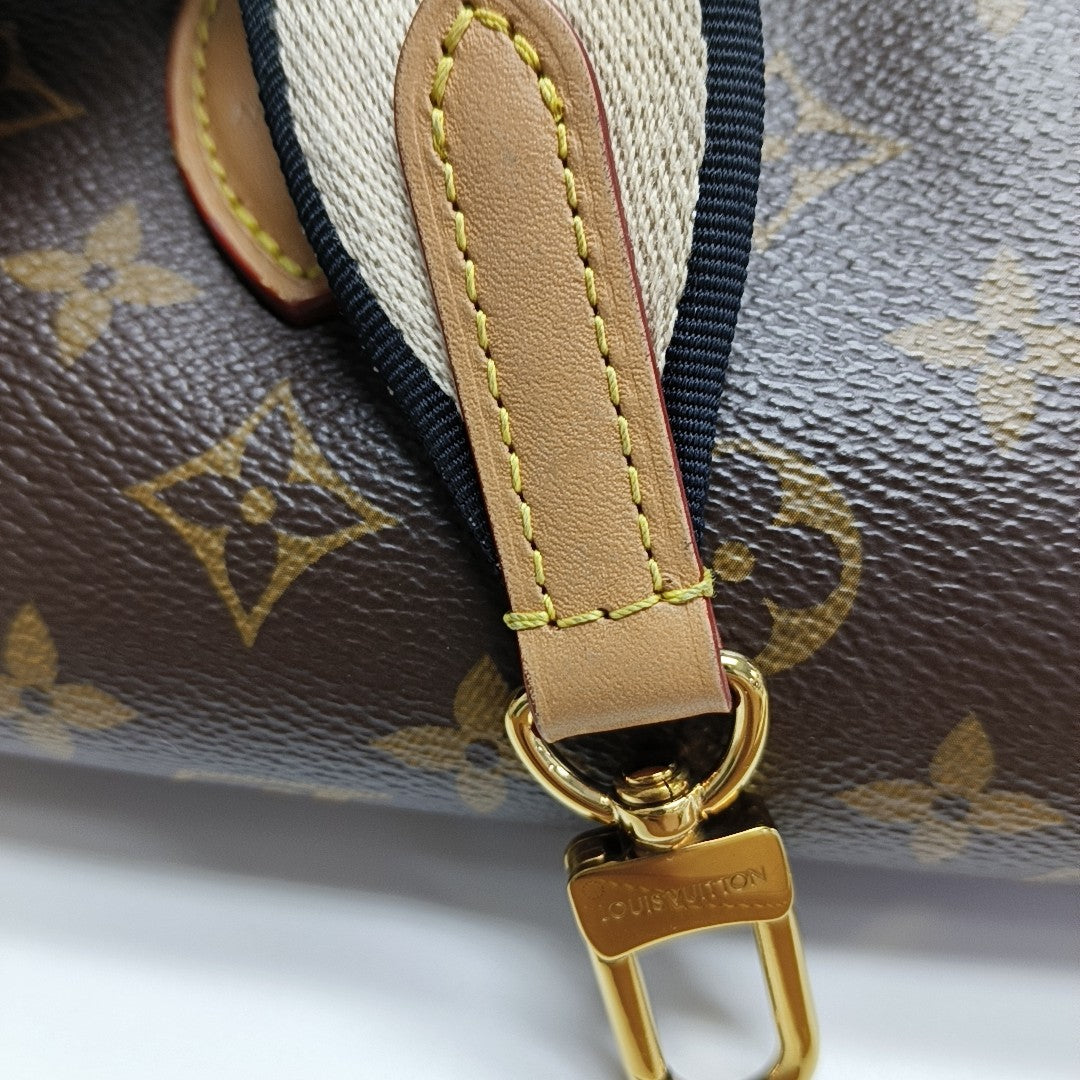 DIANE Monogram Coated Canvas Brown