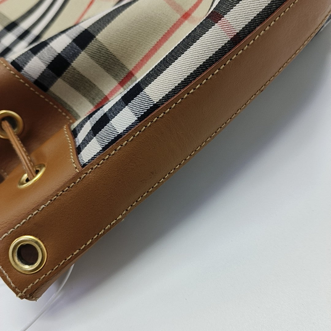 Canvas Bucket Bag Medium Brown