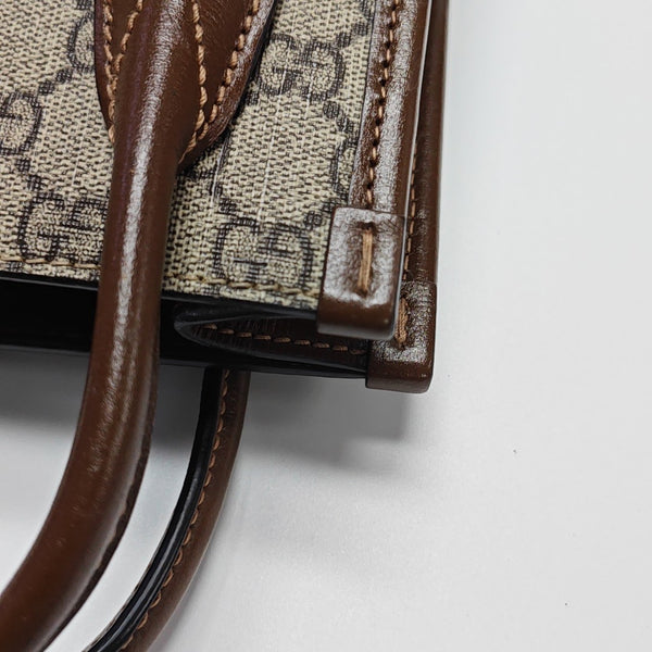 Retro Mini Monogram Coated Canvas Beige