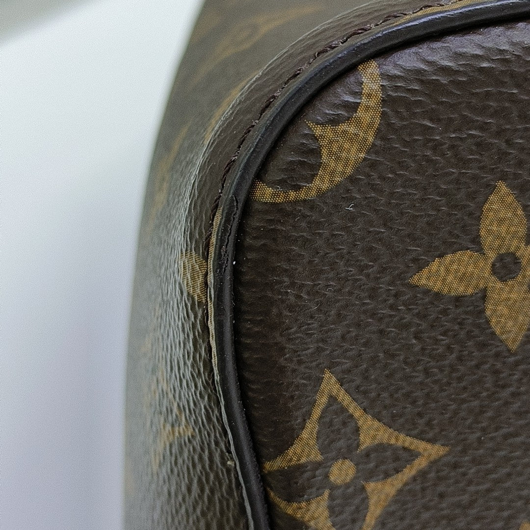 NÉONOÉ MM Monogram Coated Canvas Brown