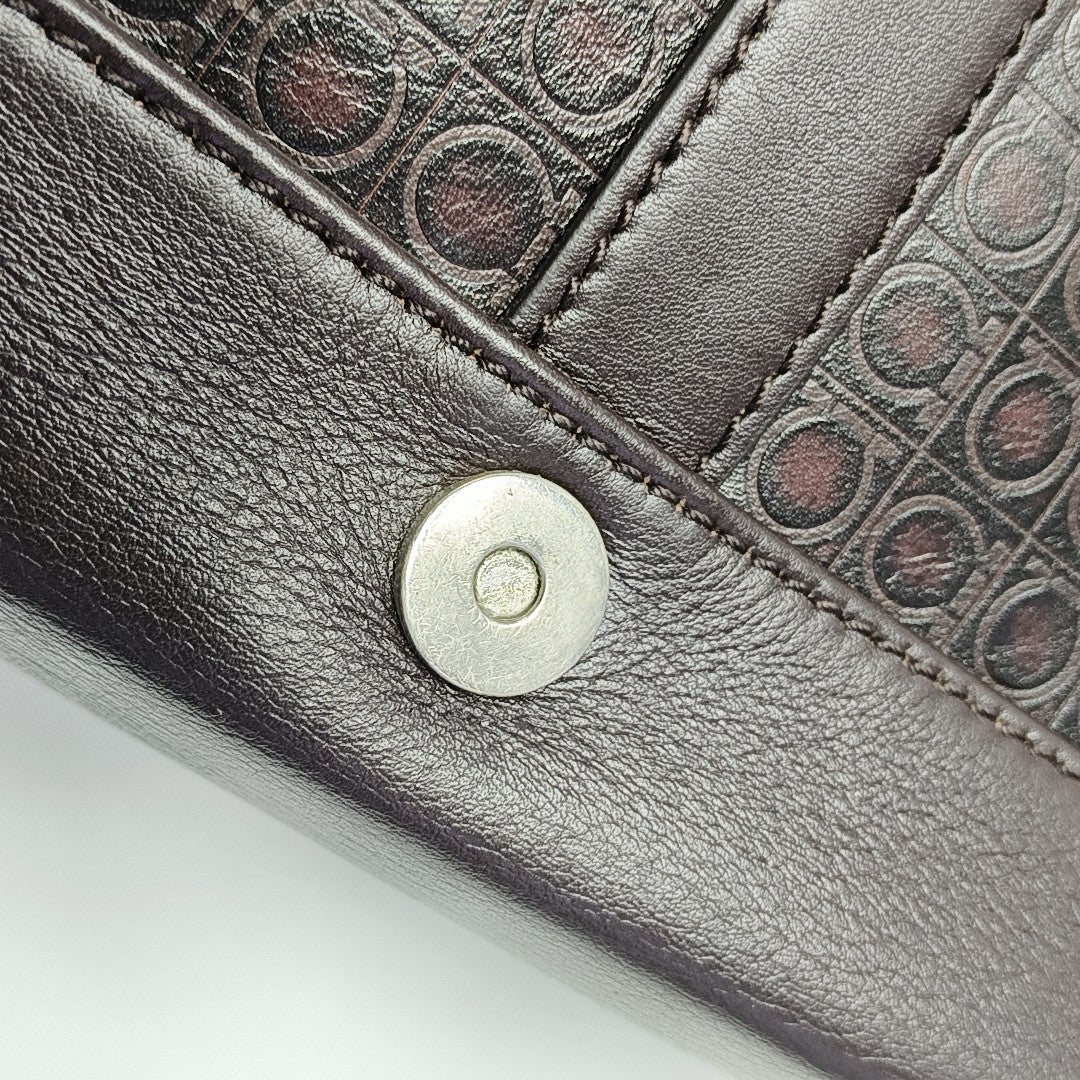 Calfskin Shoulder Bag Red