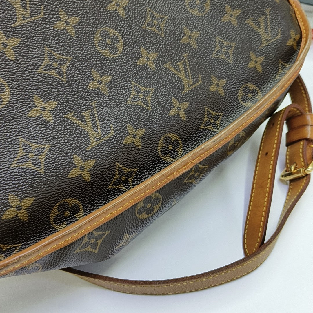 MENILMONTANT MM Monogram Coated Canvas Brown