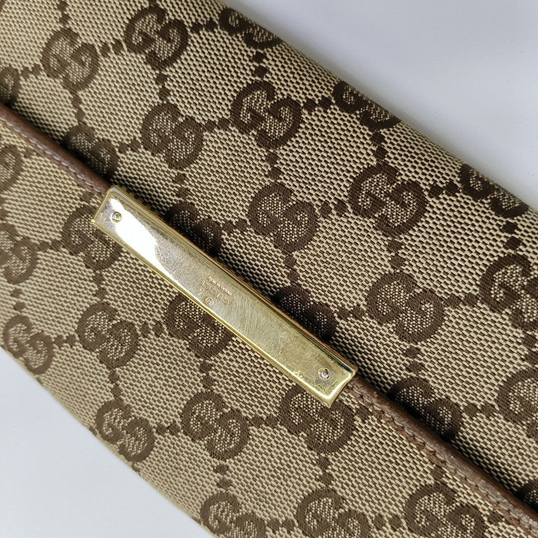 Monogram Canvas Wallet Beige