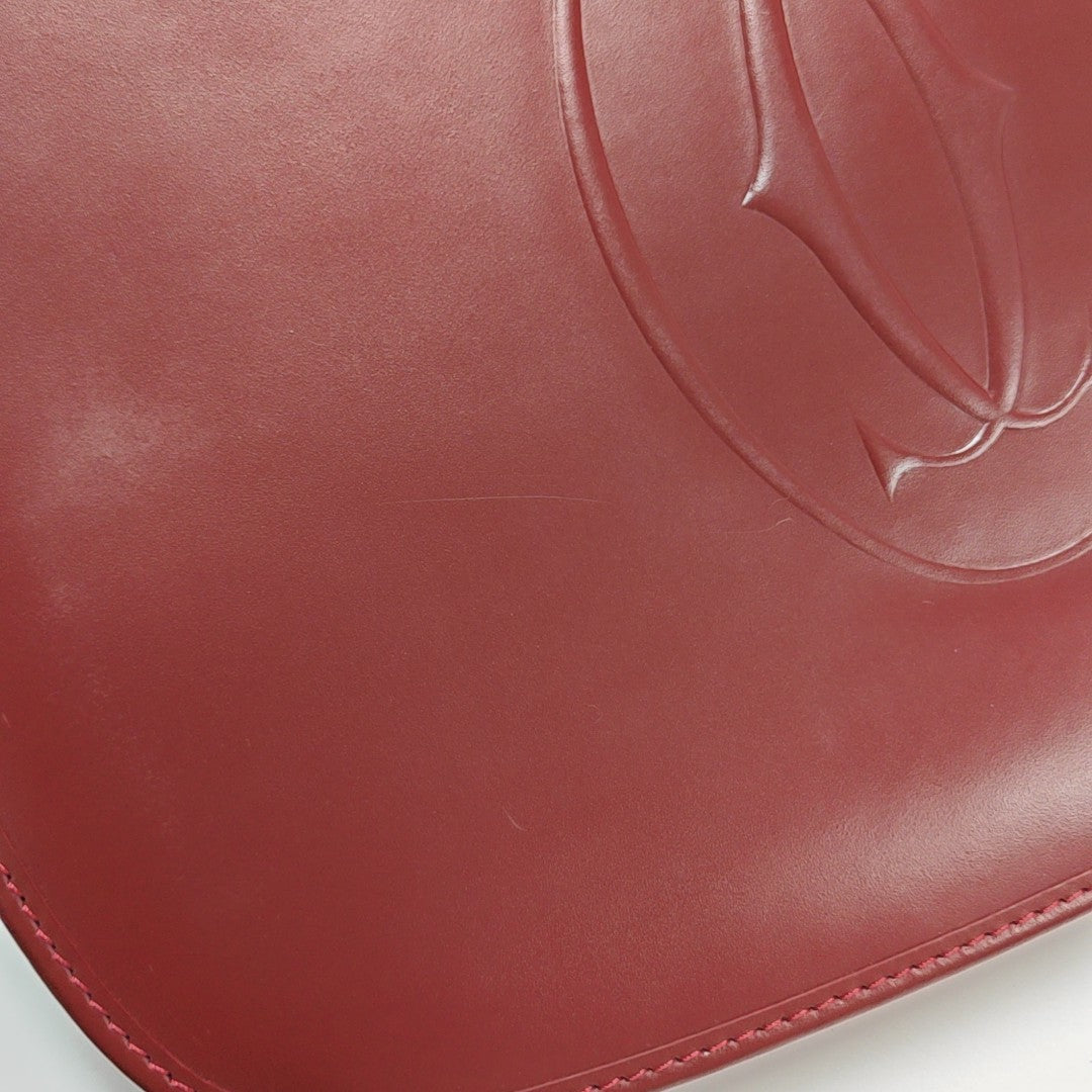 Calfskin Shoulder Bag Red
