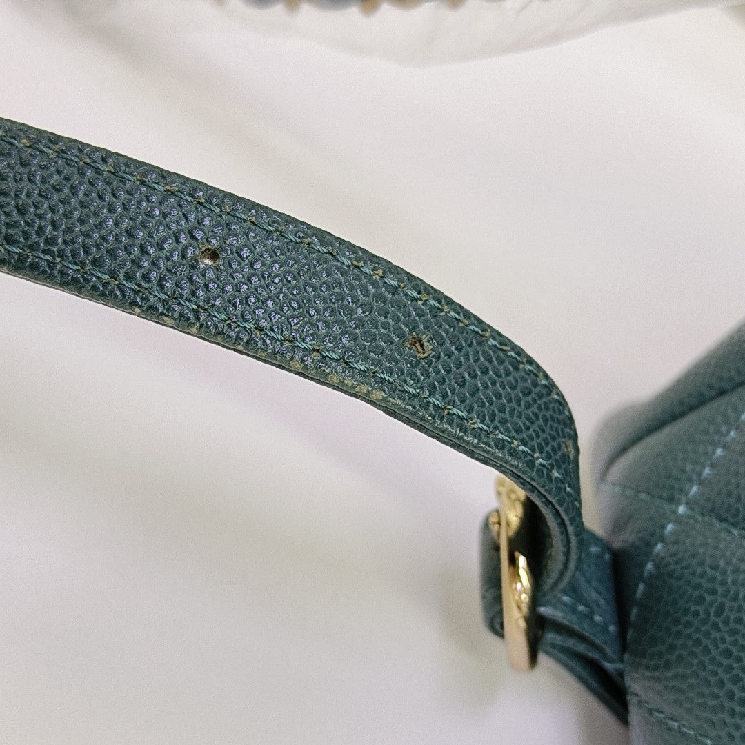DUMA Quilted Calfskin Green