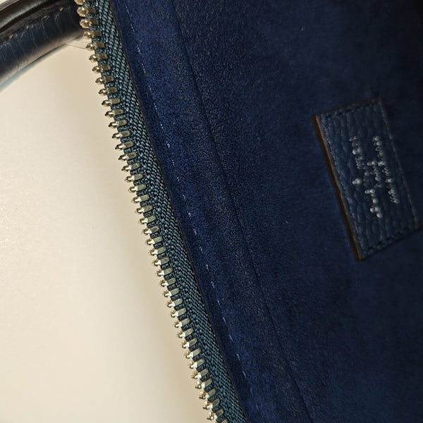 Calfskin Shoulder Bag Blue