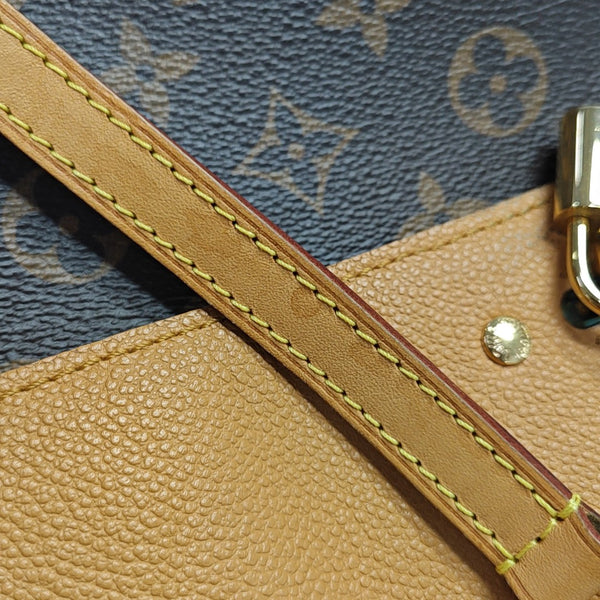 VÉNUS Monogram Coated Canvas Brown