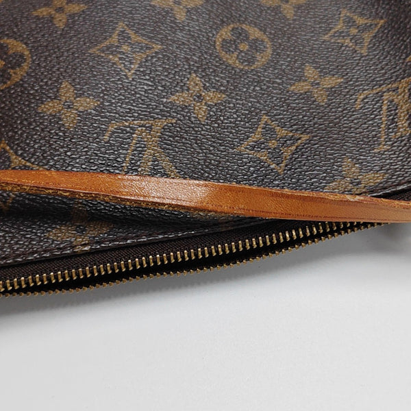 ACCESSOIRES Monogram Coated Canvas Brown