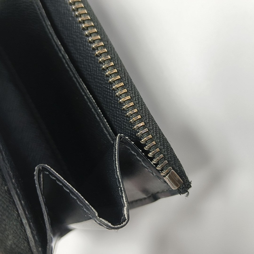 ZIPPY Monogram Coated Canvas Black Card Holder