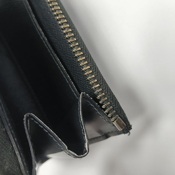 ZIPPY Monogram Coated Canvas Black Card Holder