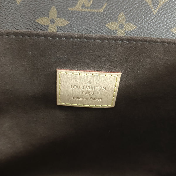 MÉTIS MM Monogram Coated Canvas Brown