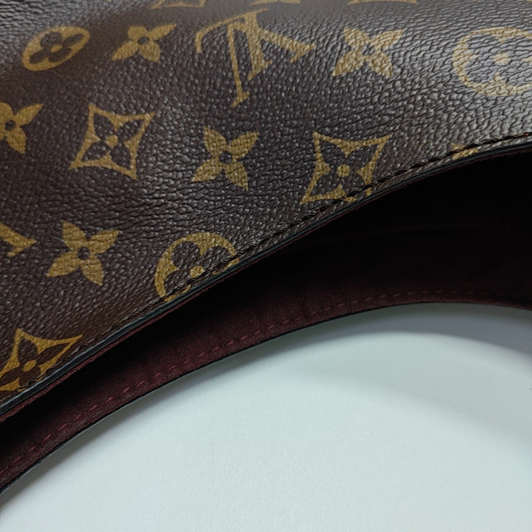 FLOWER Monogram Coated Canvas Brown