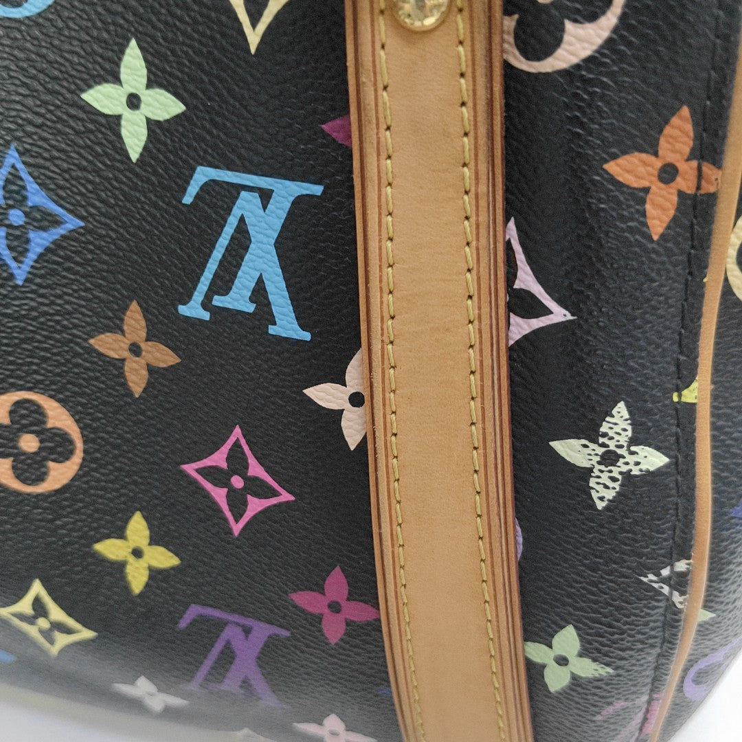 LV × TM PRISCILLA Monogram Coated Canvas Black