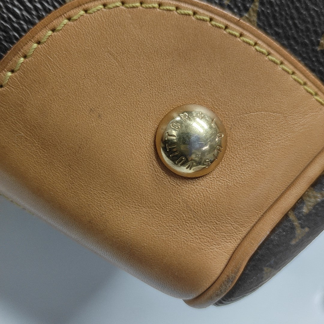 RETIRO NM Monogram Coated Canvas Brown