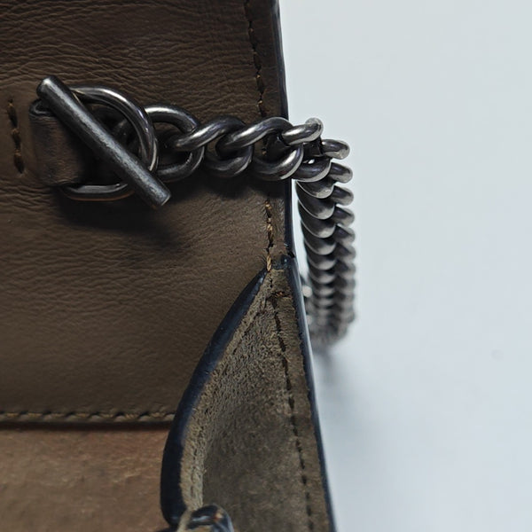 Dionysus Super Mini Monogram Coated Canvas Beige