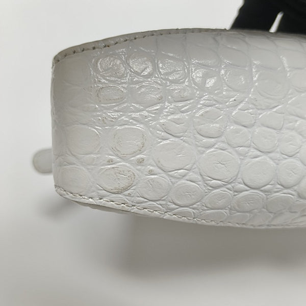 Calfskin Shoulder Bag White