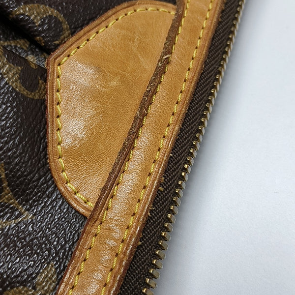 PALERMO PM Monogram Coated Canvas Brown