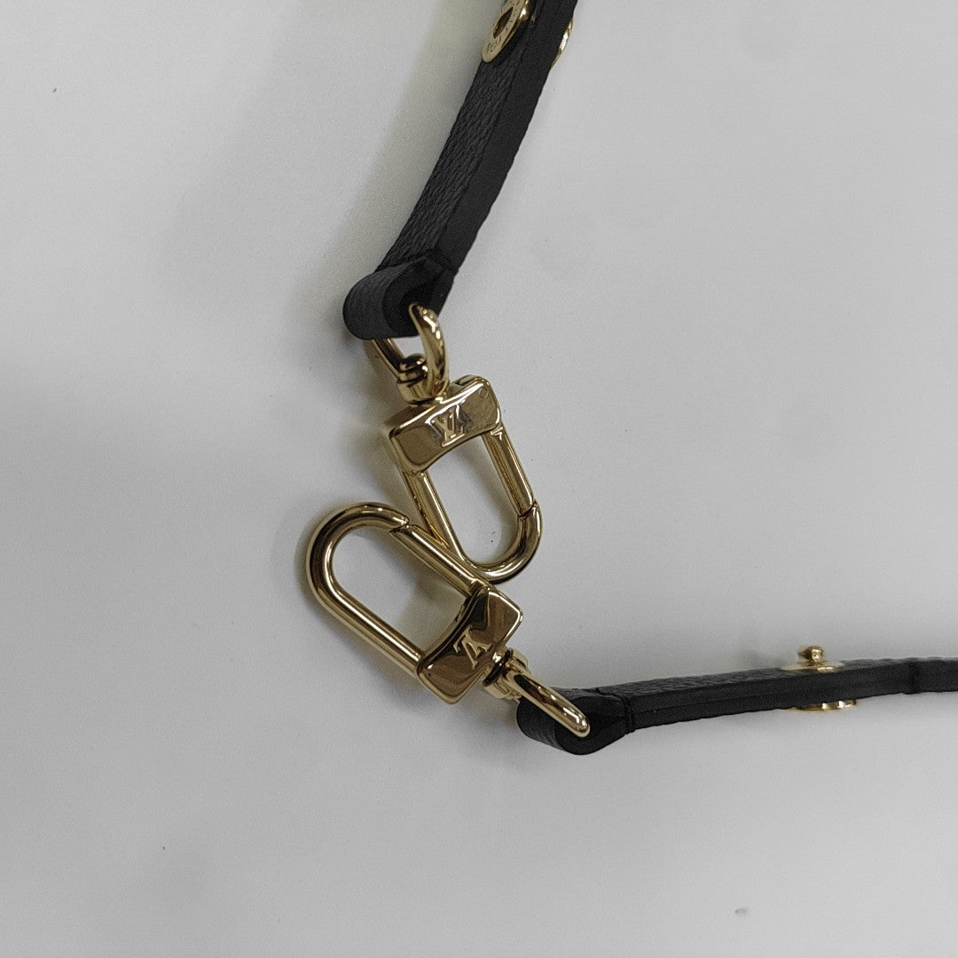 IVY Monogram Calfskin Black