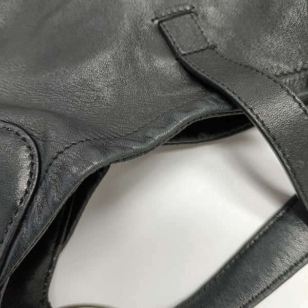 Nylon Lambskin Black
