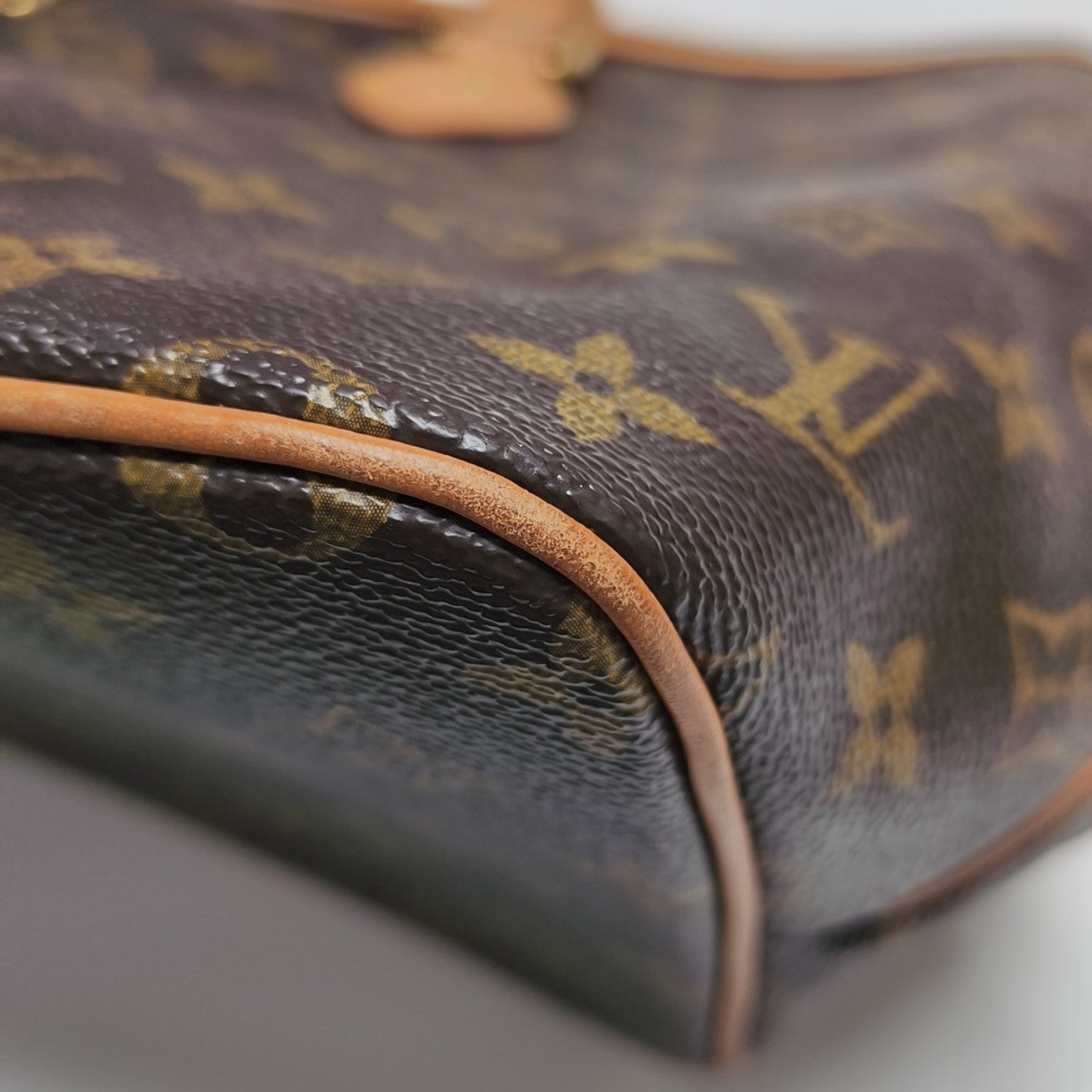 PALERMO PM Monogram Coated Canvas Brown