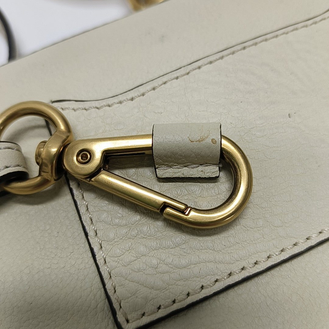 Nile Small Calfskin White