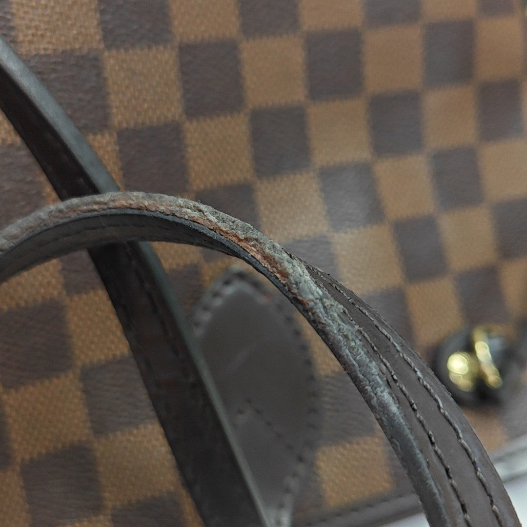 NEVERFULL PM Damier Ebene Coated Canvas Brown
