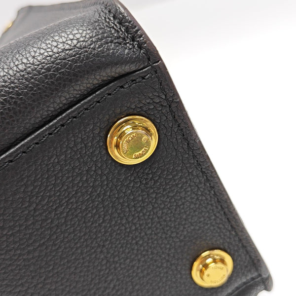 ON MY SIDE MM Monogram Calfskin Black