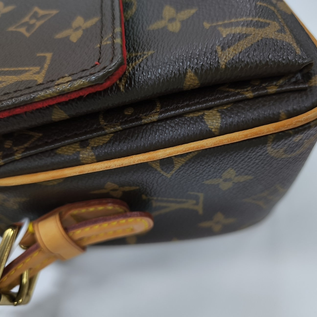 VIVA CITE Monogram Coated Canvas Brown