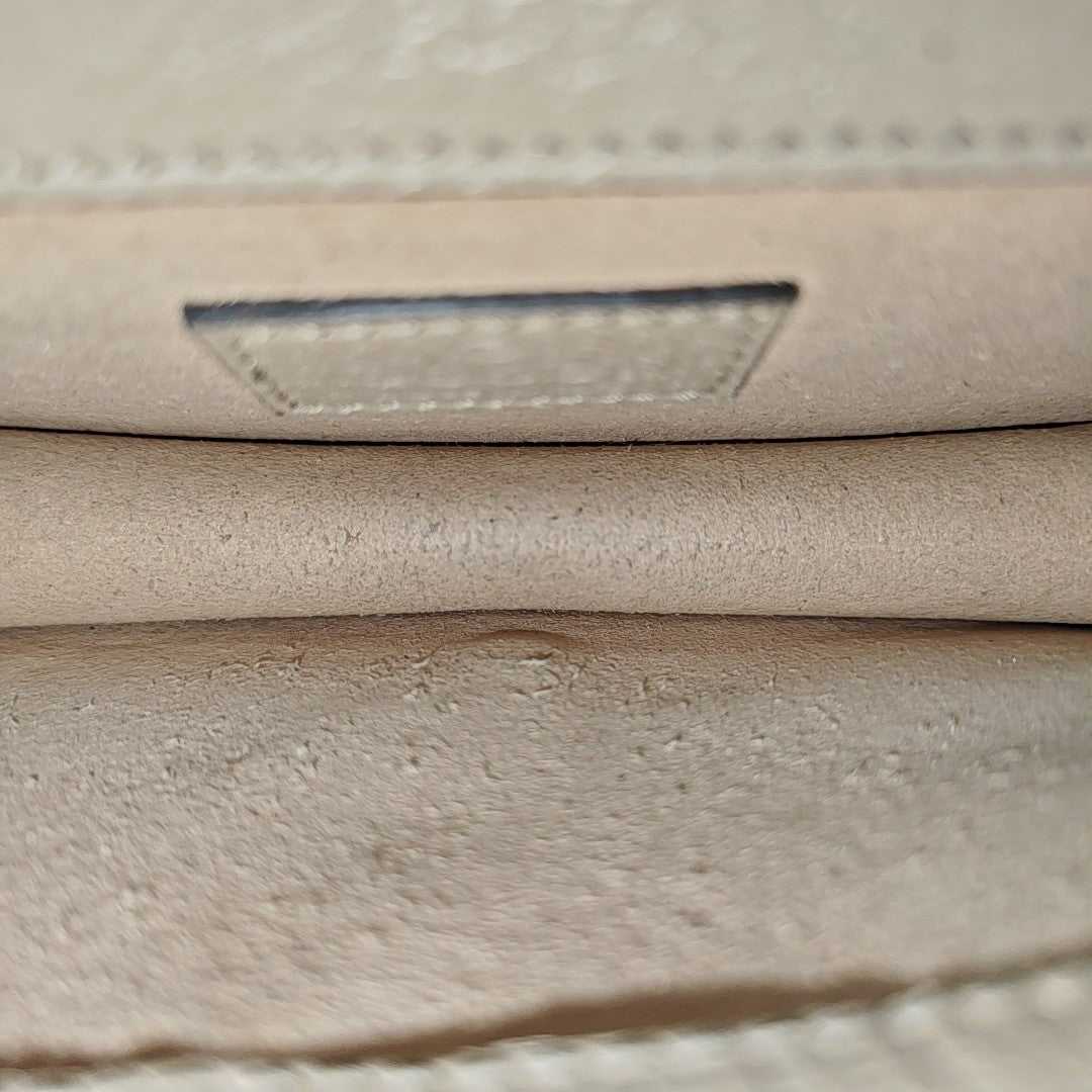 Dionysus Super Mini Monogram Coated Canvas Beige