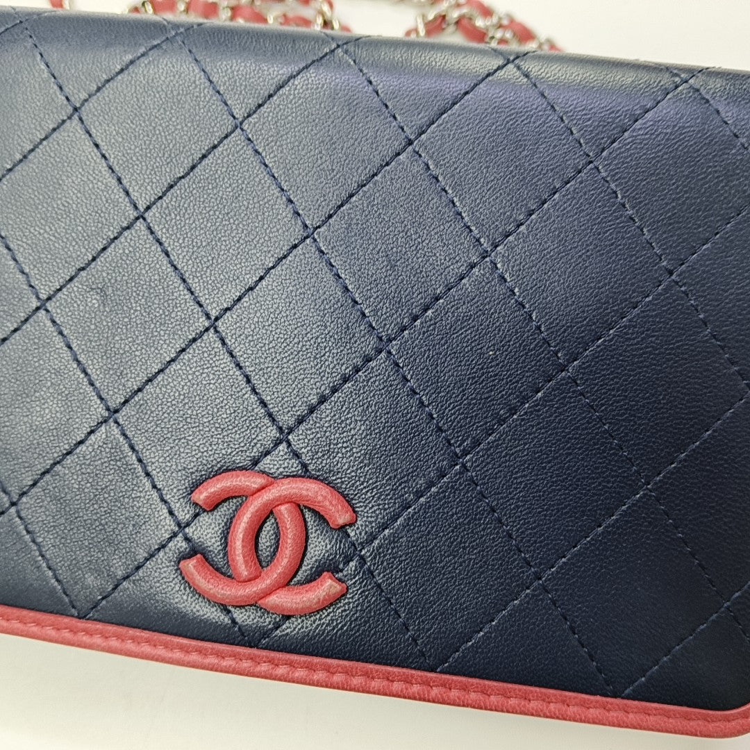 Quilted Lambskin Blue