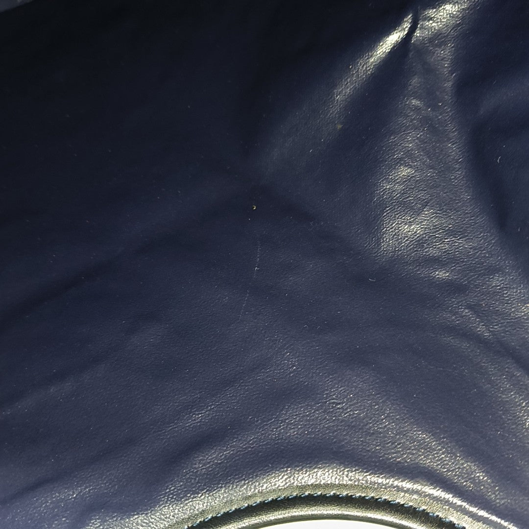 Canvas Top Handle Bag Blue