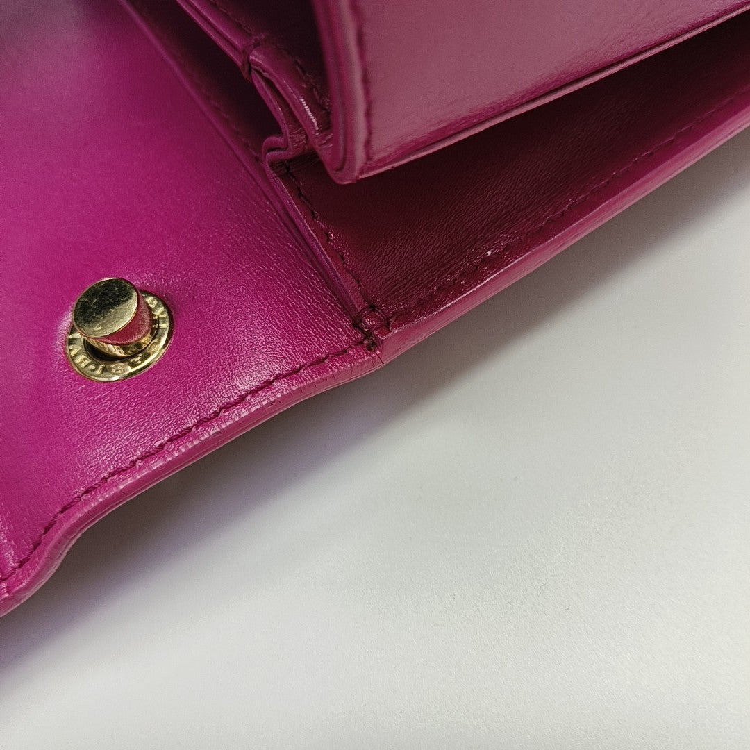 BVLGARI Calfskin Red