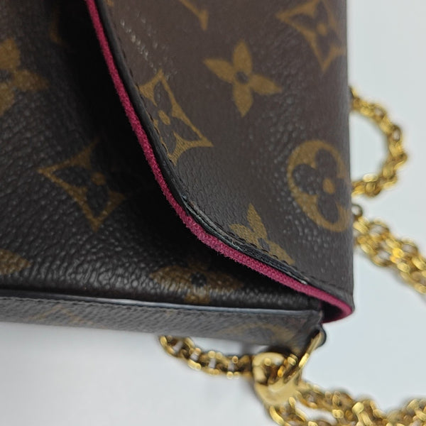 FÉLICIE Monogram Coated Canvas Brown