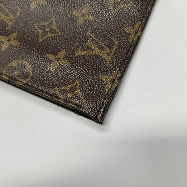 TOILET POCKET 26 Monogram Coated Canvas Brown